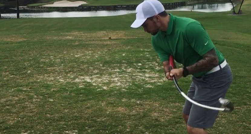 Adaptive Golfer with No Hands Makes Hole-In-One