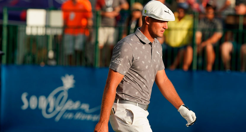 DeChambeau Gets Unbelievably Good Break