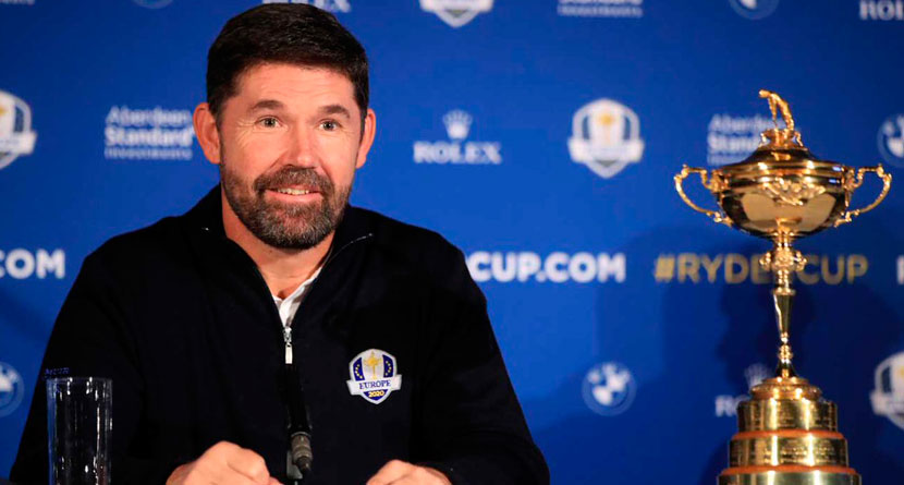 Harrington Named 2020 European Ryder Cup Captain