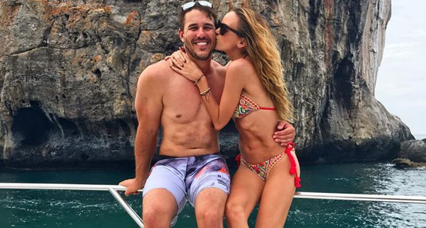 Koepka, Sims Snap Scandalous Vacation Photo