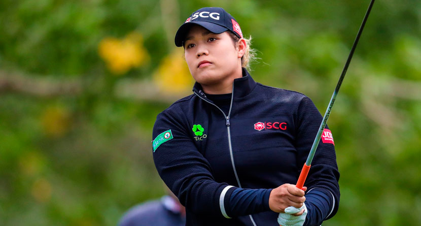 World No. 1 Jutanugarn Cold Tops A Drive