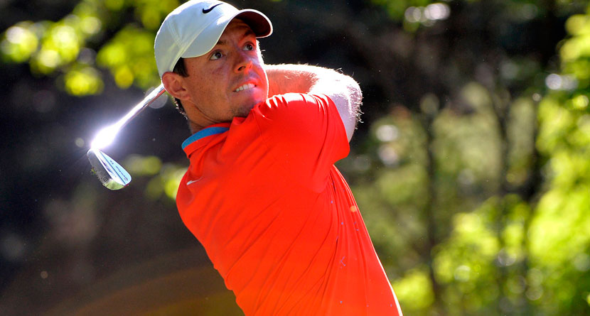 Rory Nearly Aces 305-Yard Par-4 With An Iron