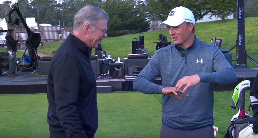 Spieth Shows Off Mangled Fingers On DP Show