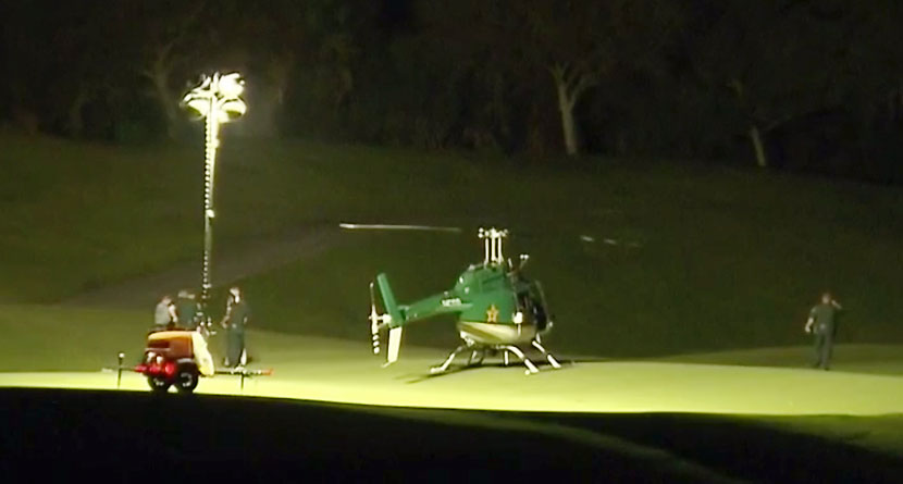 Helicopter Crash-Lands At TPC Sawgrass’ Valley Course