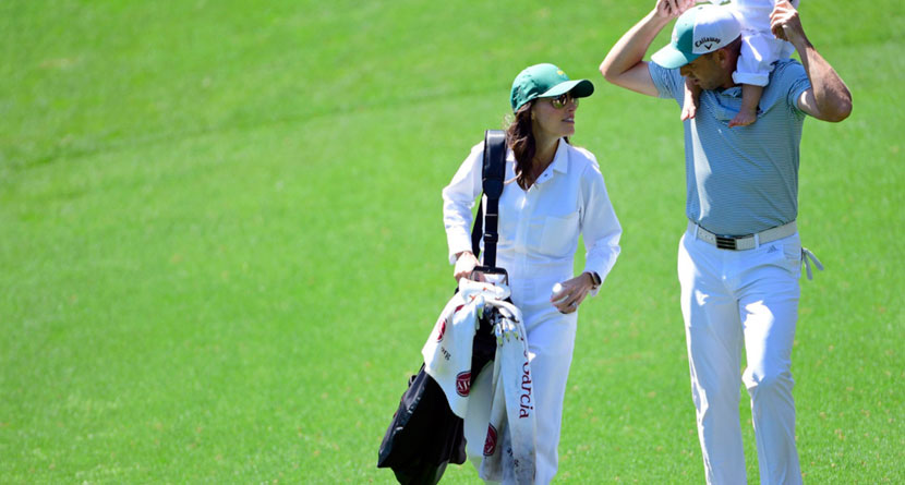 Sergio’s Wife Stuffs Tee Shot, Leaves Sergio Hanging