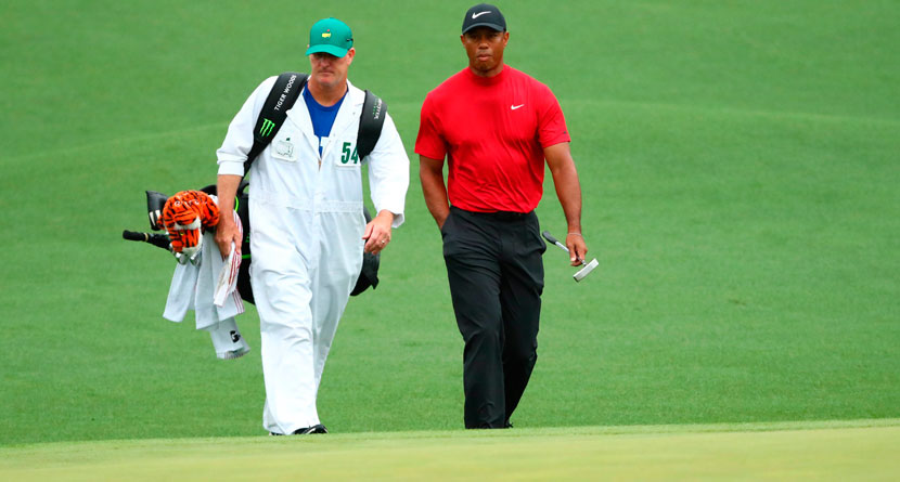 Tiger’s Caddie’s Advice That Led To The Green Jacket