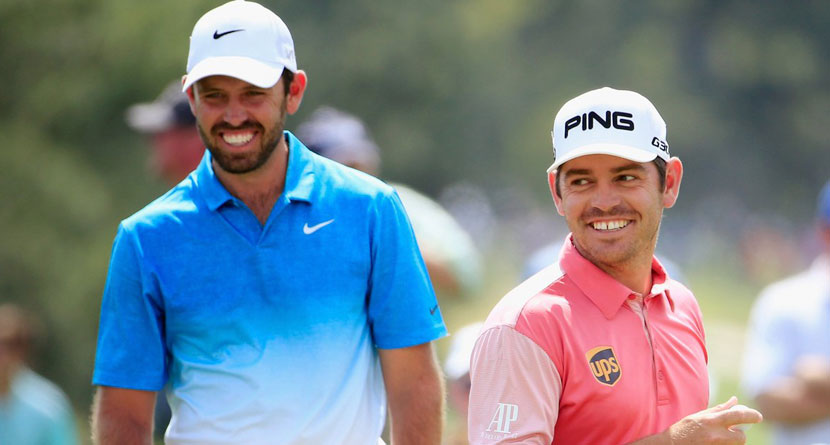 Oosthuizen, Schwartzel Open Foursomes With A 9