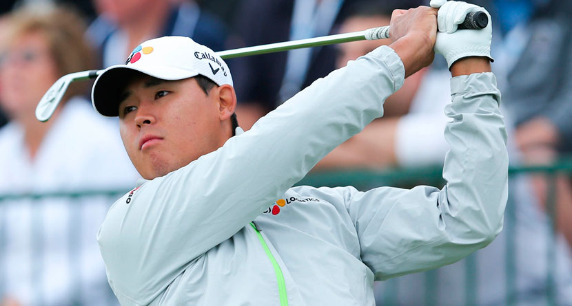 Kim Makes Ace To Increase Lead