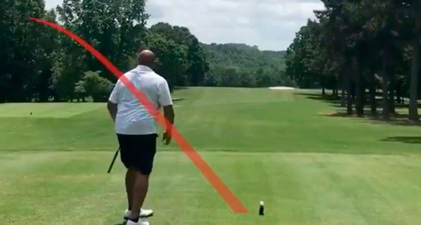 Barkley Hits Hilariously Bad Tee Shots At Black Masters