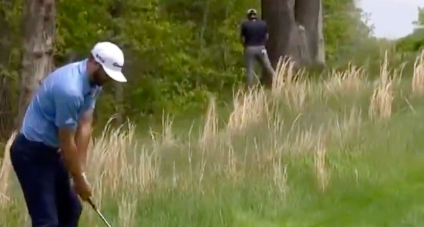 Rahm Caught By Cameras Urinating On The Course