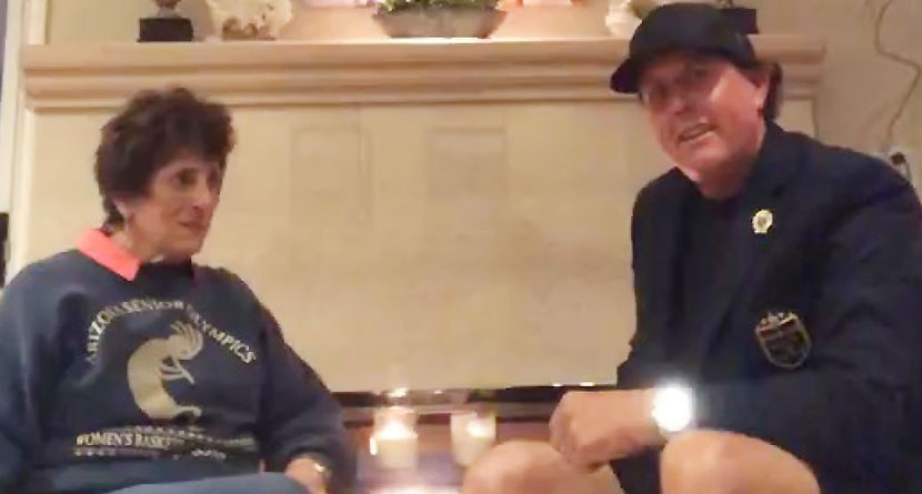 Mickelson’s Mother Shares Funny Phireside Story