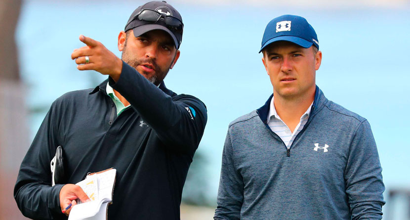 Spieth Berates Caddie After “Two Perfect Shots”