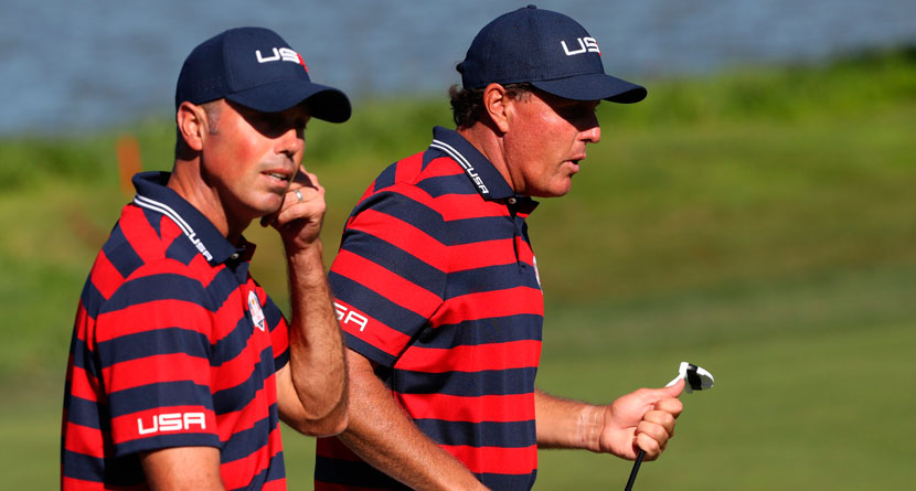 Mickelson Gives Kuchar Crisis Management Advice