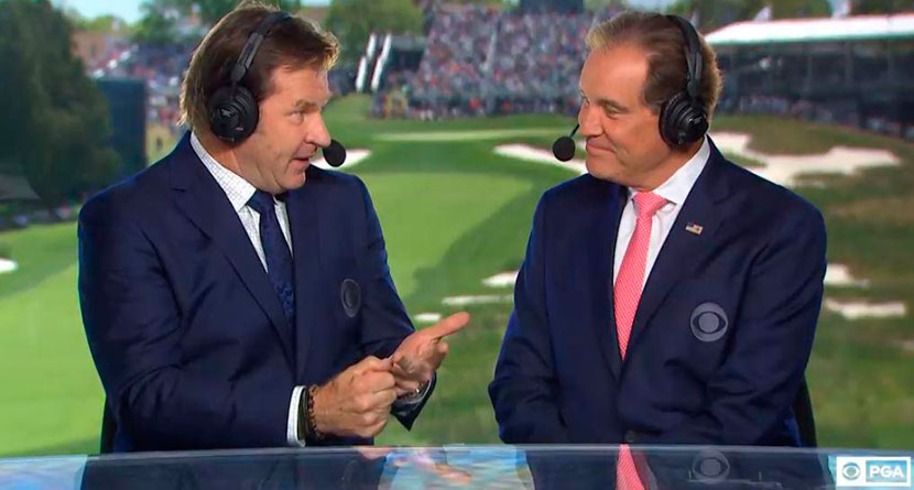 Nantz Caught Impersonating Faldo On Air