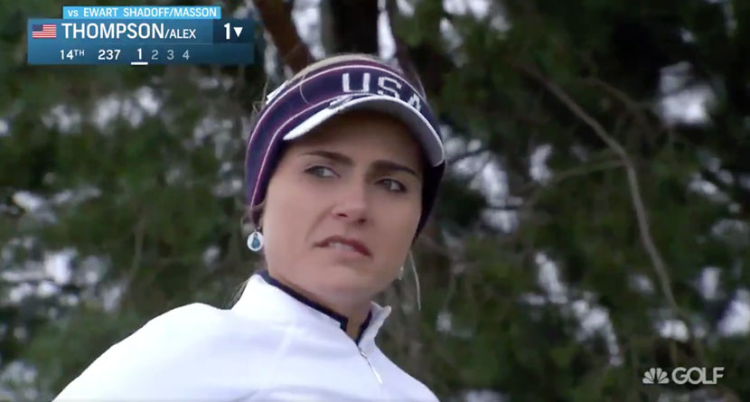 Lexi Snaps At Caddie For “Fore Right” Shout