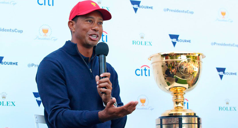 Tiger Hints At Being Presidents Cup Playing Captain In Blog